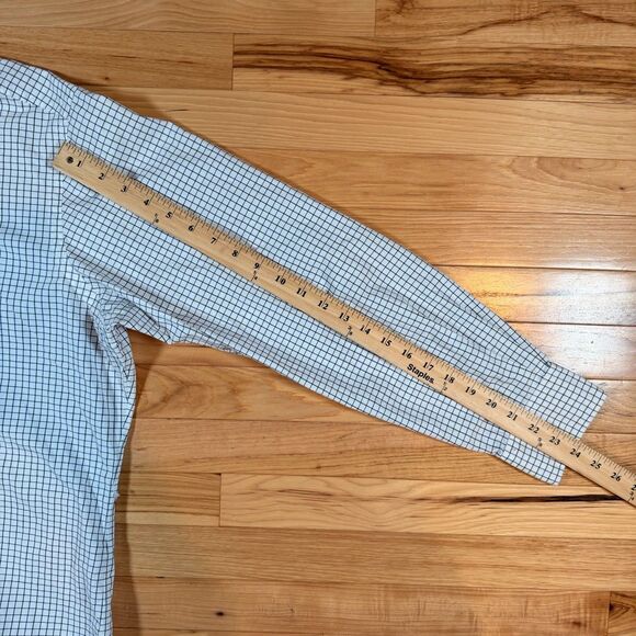 Vintage Polo Ralph Lauren Shirt 16.5 34/35 Blue Regent Button Up Long Sleeve - Picture 5 of 5